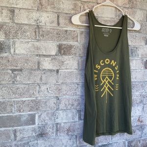 SIZE L retro Wisconsin tank top